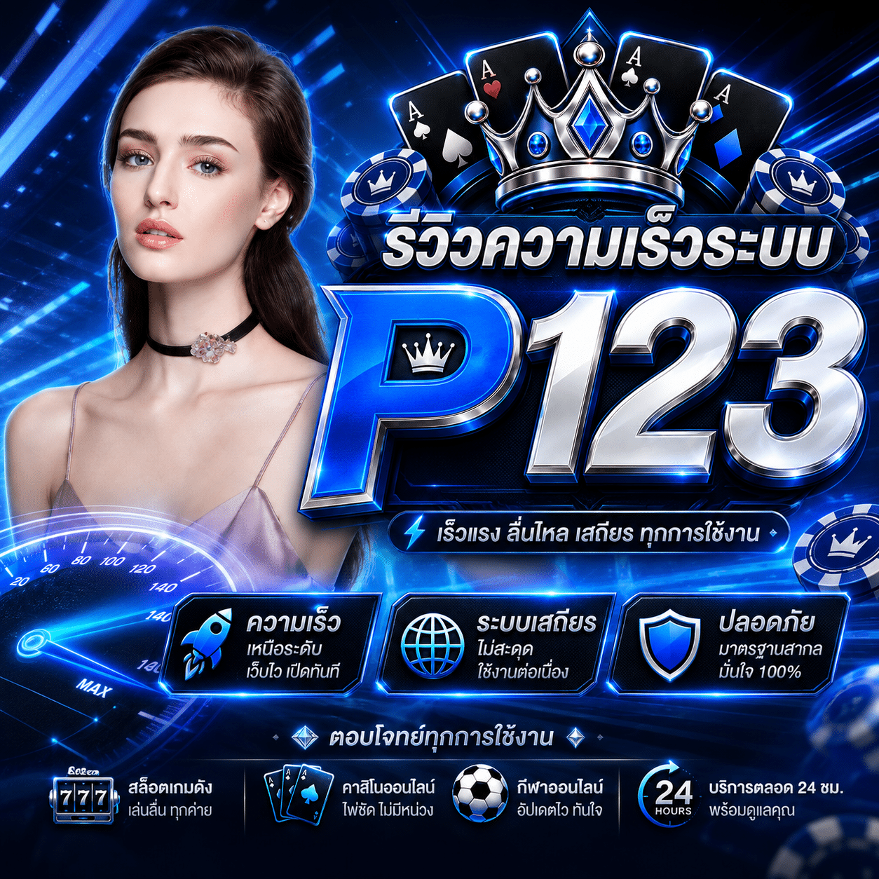 รีวิวความเร็วระบบ P123 จับเวลาจากกดเข้าถึงไม้แรก ไม่ได้ดูจากความรู้สึกอย่างเดียว